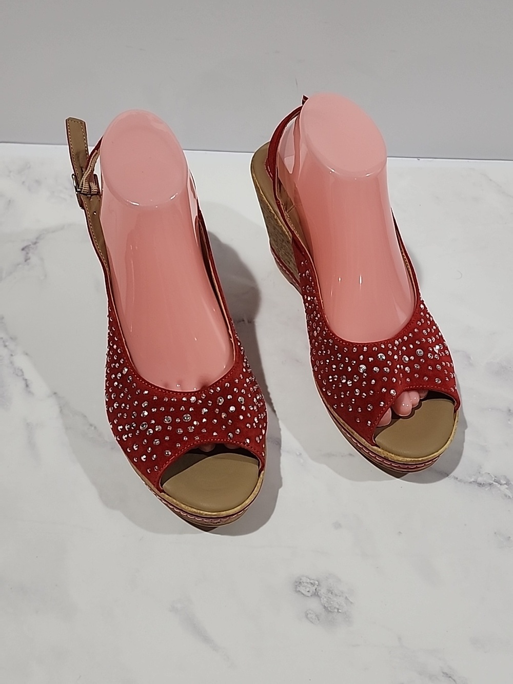 Spring Step Orella Red Open Toe Sandals